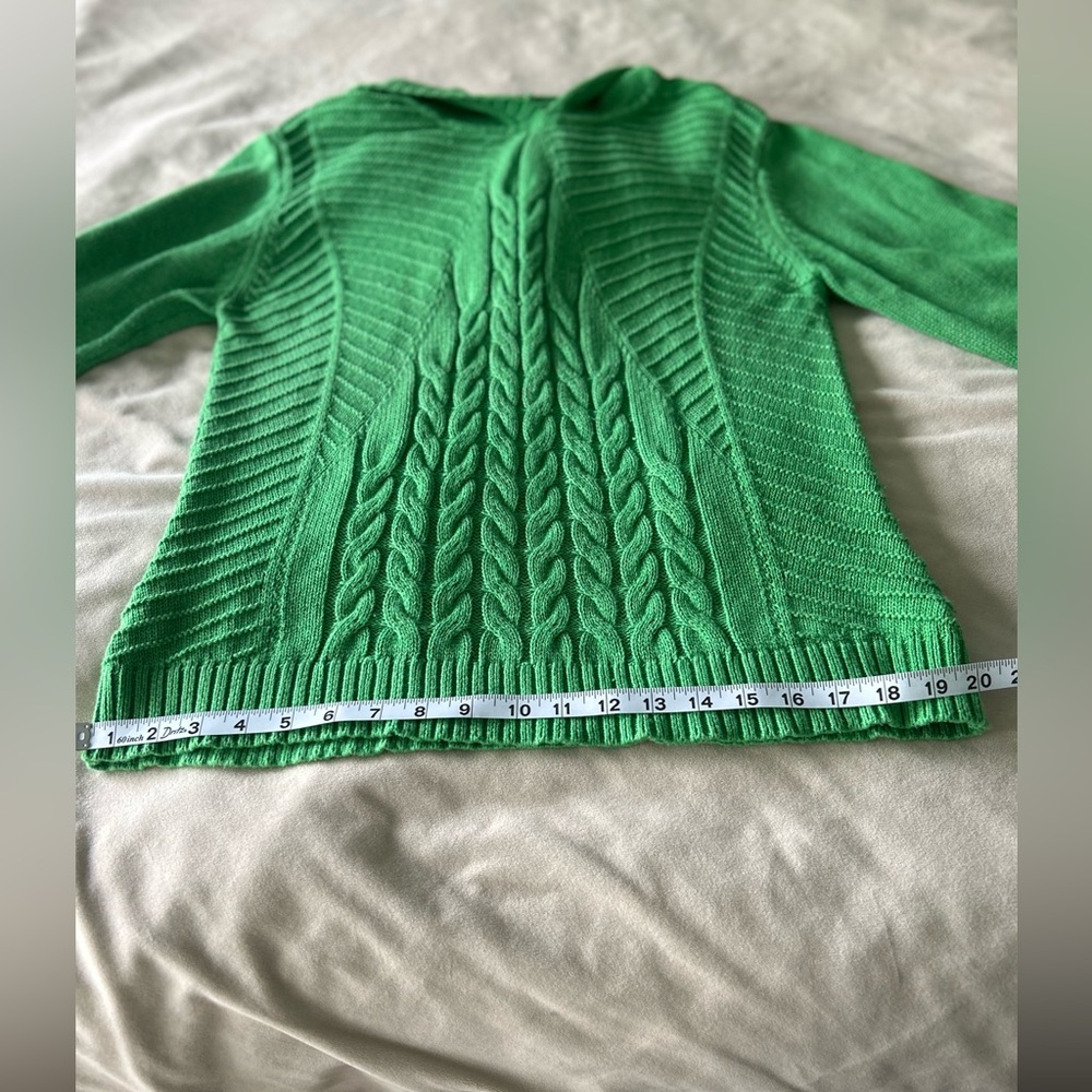 CAbi Green Cowl Neck Sweater - Picture 7 of 7